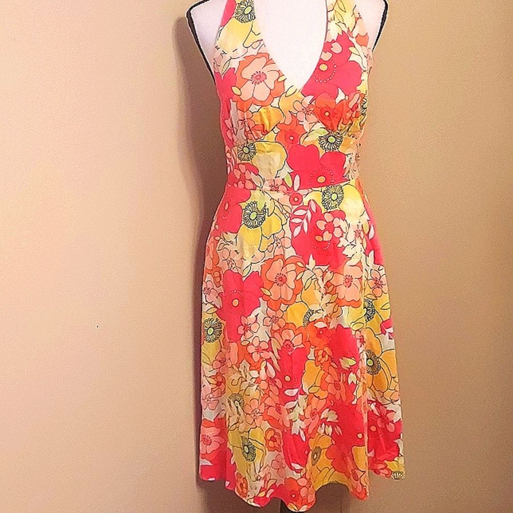 Madison Leigh Pink Floral Dress